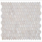 Load image into Gallery viewer, Pearl White Arrow 12x12 Mosaic Tile
