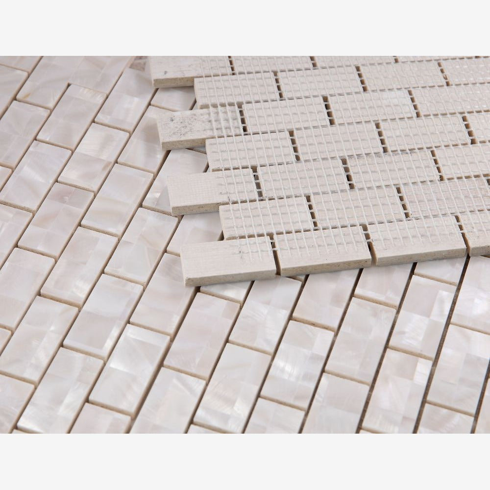 Elysia Large Brick 11.75x11.75 Mosaic Tile