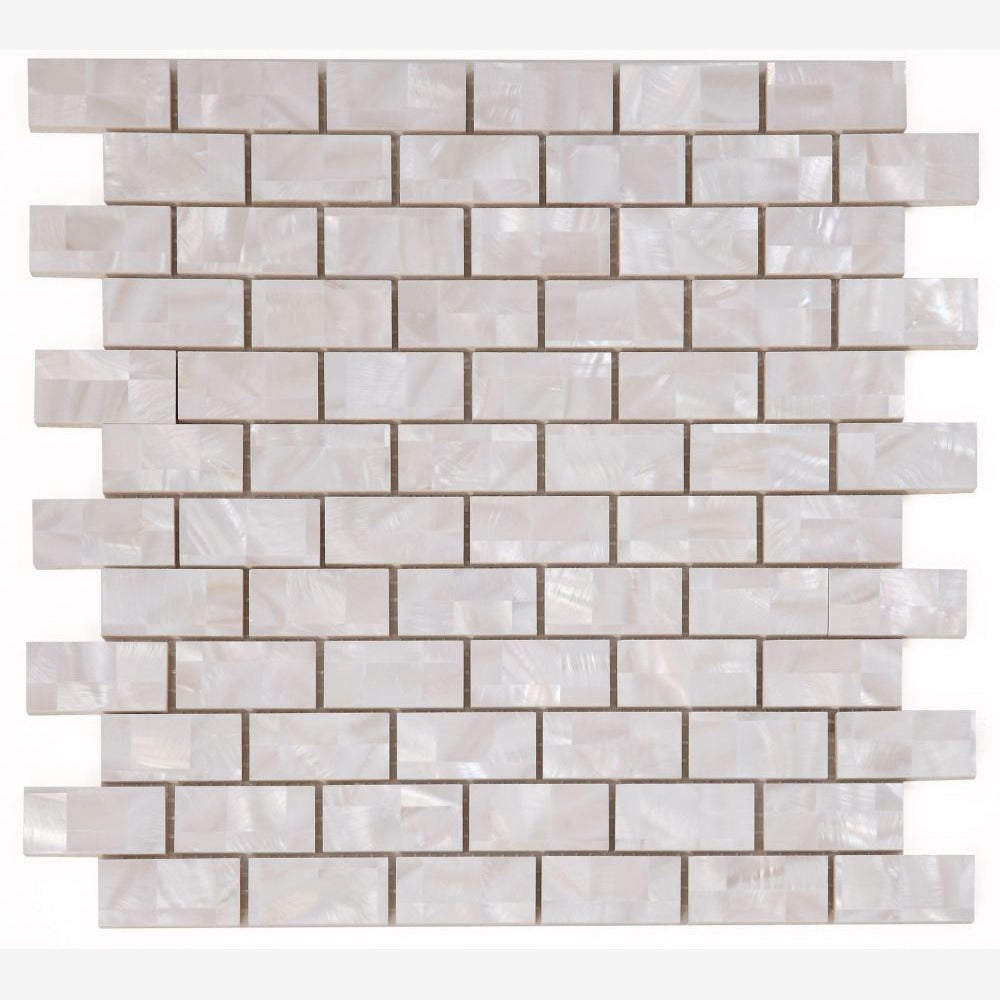 Elysia Large Brick 11.75x11.75 Mosaic Tile