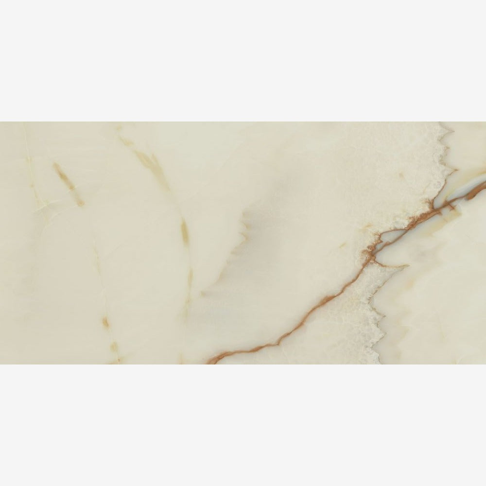 Bijoux Onyx Blanche Glossy 24x48 Porcelain Tile