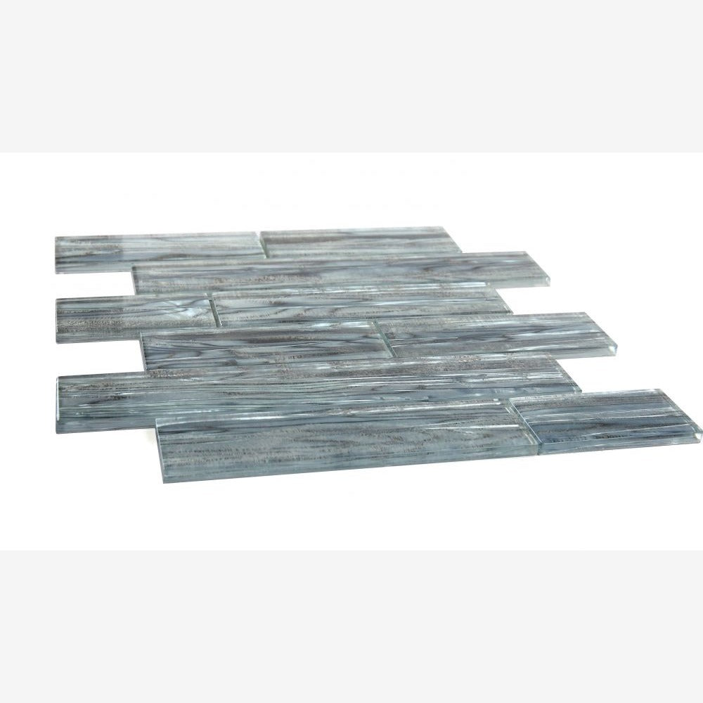 Clea Shell Clea Shell Silver Multi Size Glass 11.75x11.75 Glossy Mosaic Tile – Tilezz