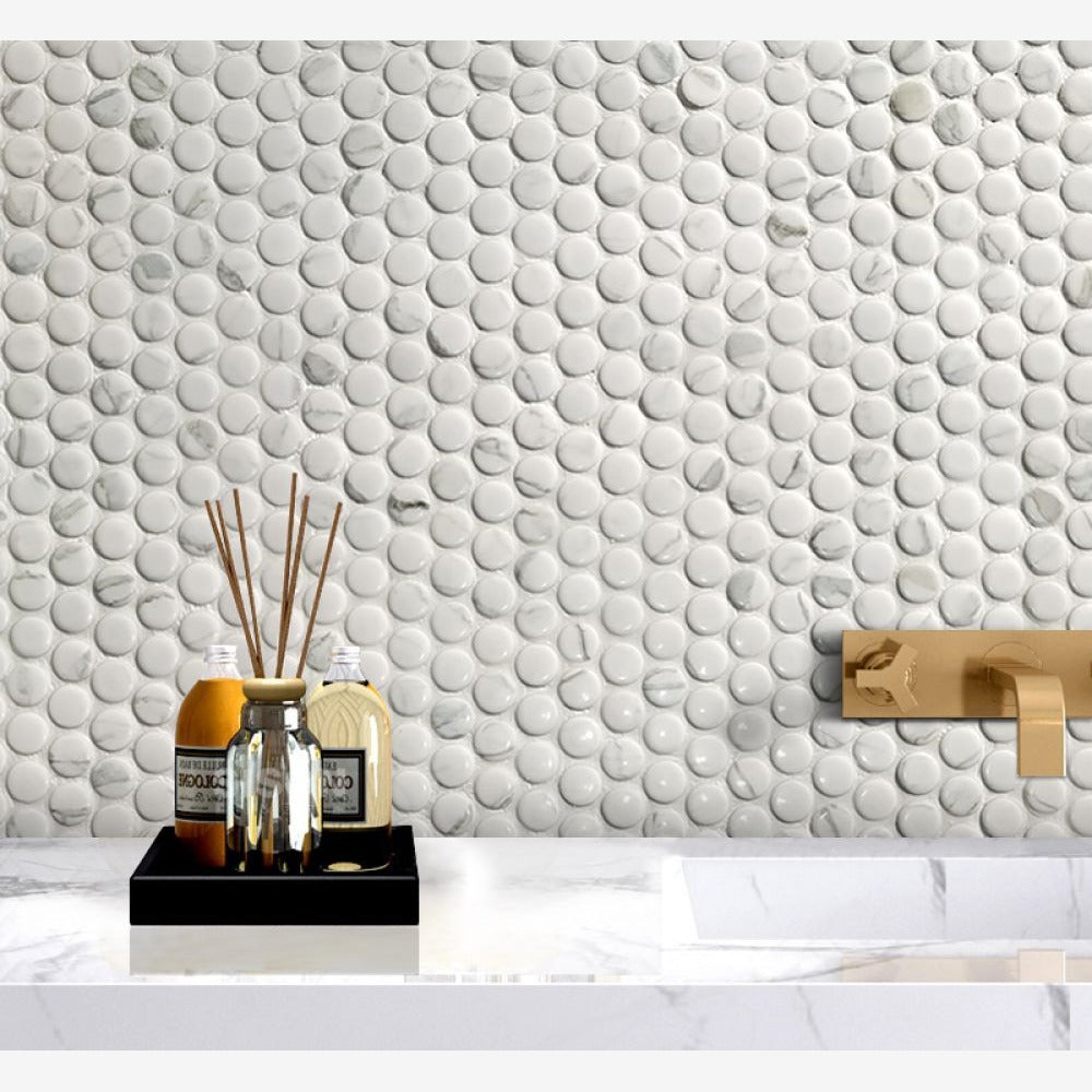 Ono Statuario Matte 11.5x12.25 Porcelain Tile