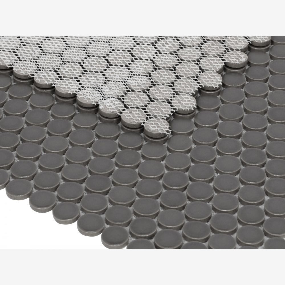Ono Dark Grey Matte 11.5x12.25 Porcelain Tile