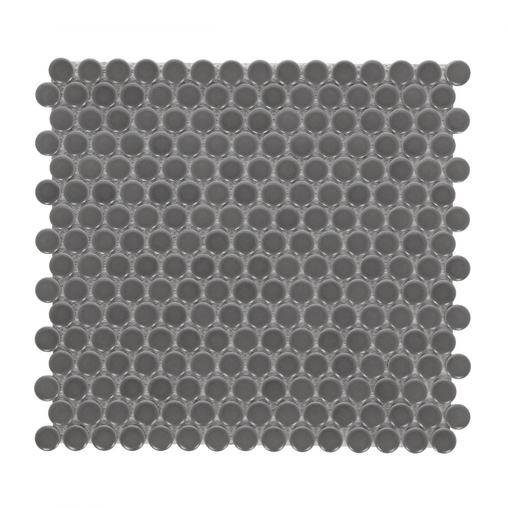 Ono Dark Grey Matte 11.5x12.25 Porcelain Tile