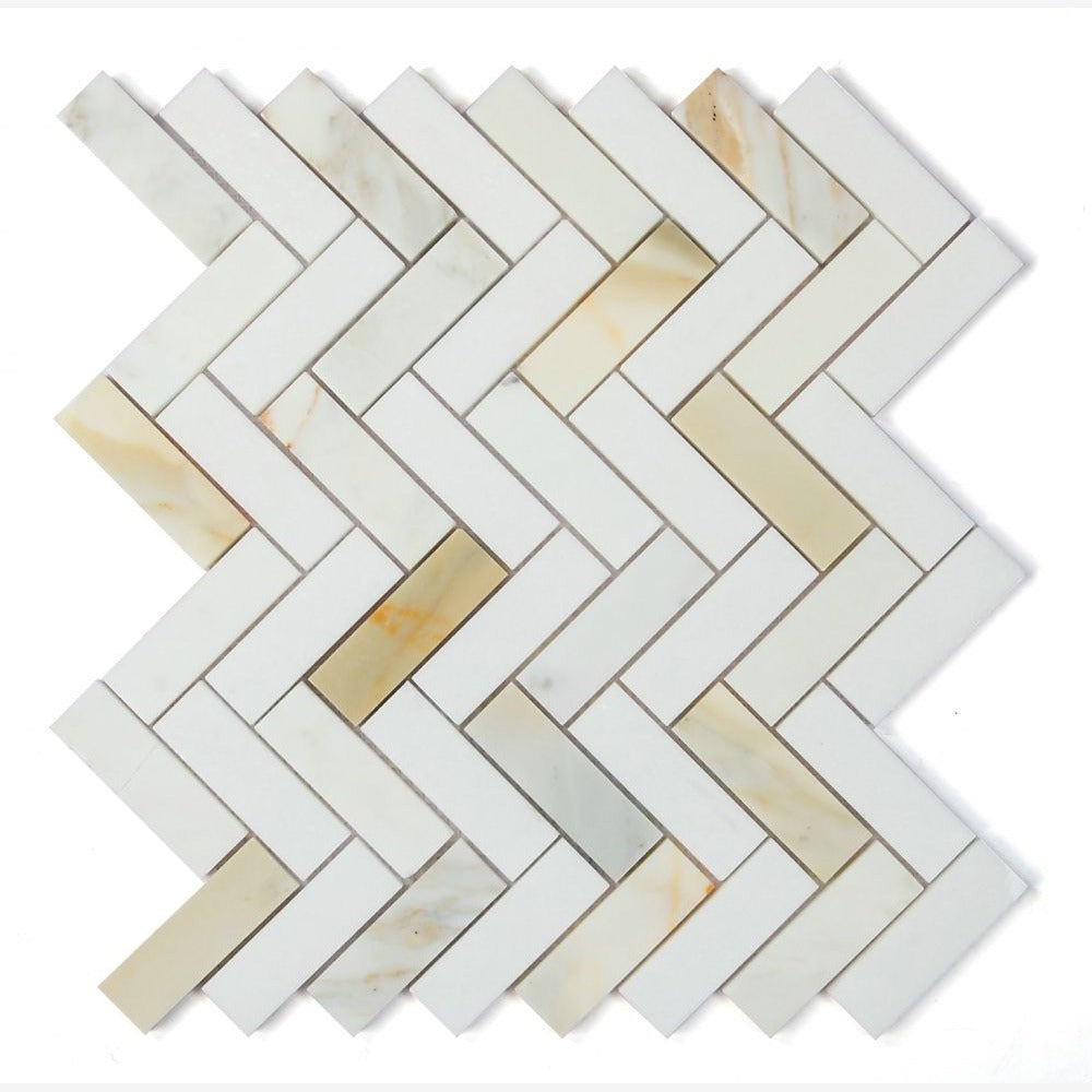 Tesserae Sunrise Polished 11x12.5 Mosaic Tile