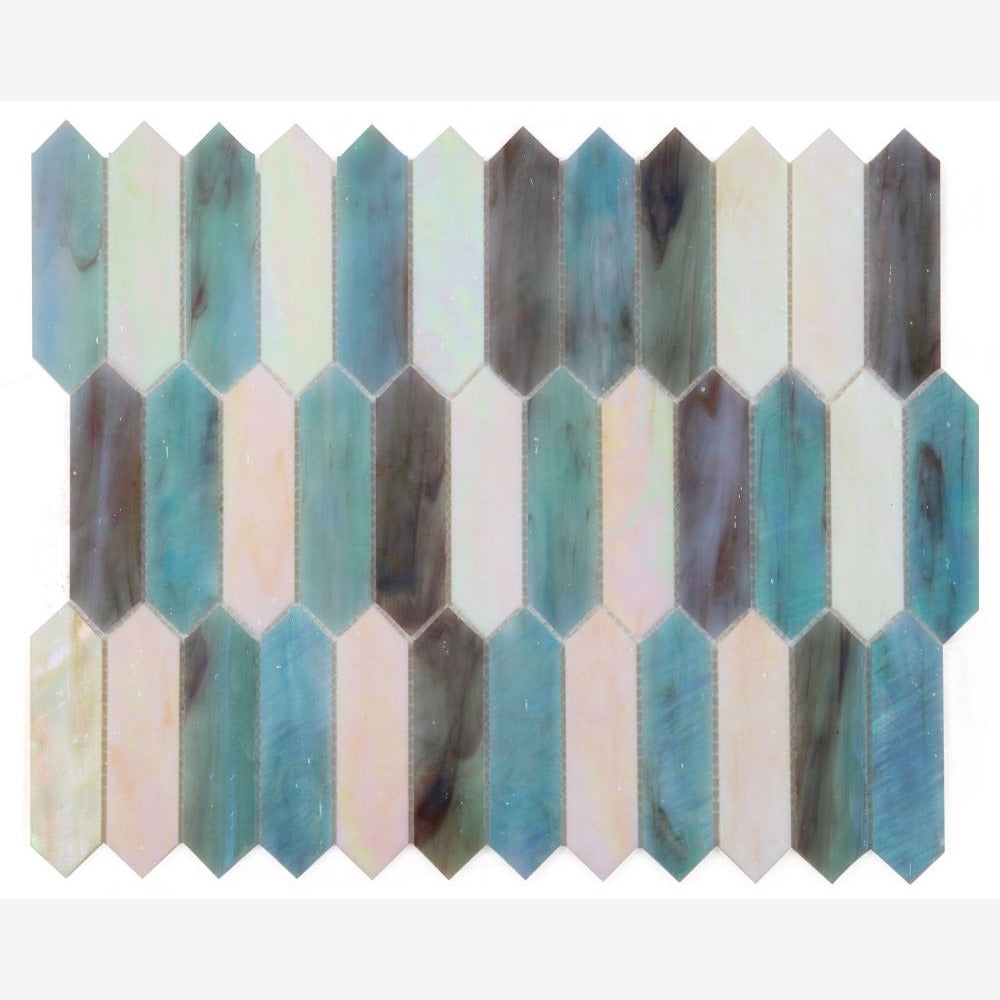 Mariner Arrow Sky 10.25x12.5 Glass Mosaic Tile - view 2