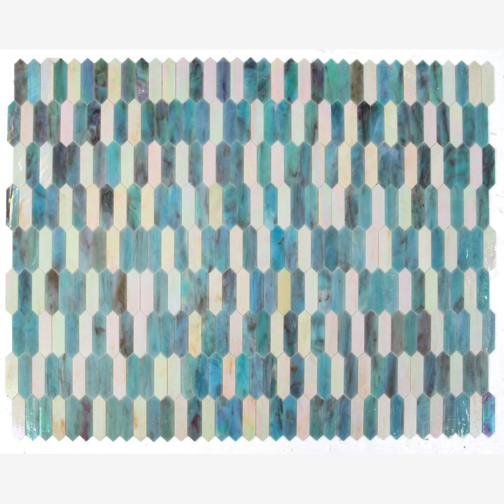 Mariner Arrow Sky 10.25x12.5 Glass Mosaic Tile