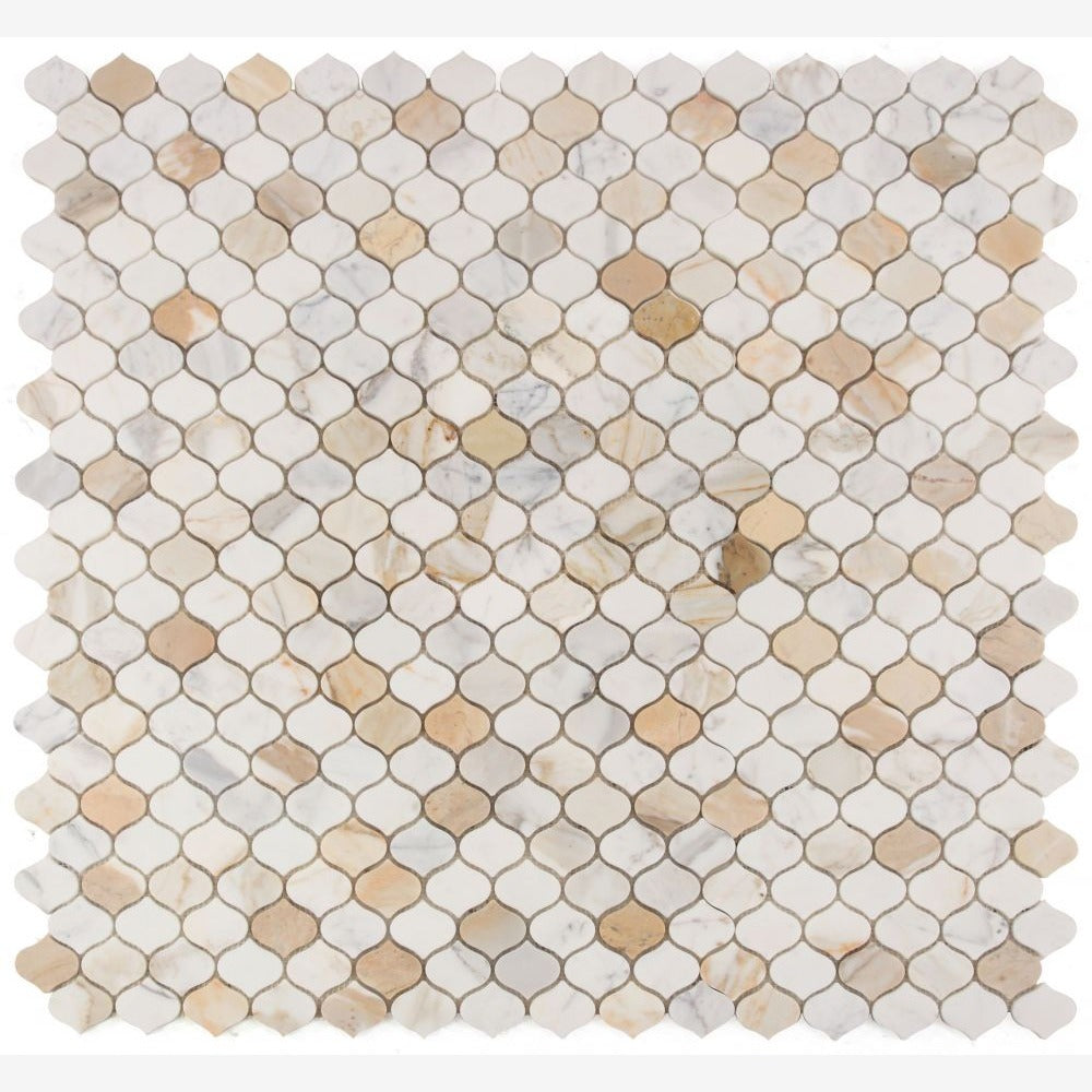 Dewfall Calacatta Gold 11x11 Honed Mosaic Tile