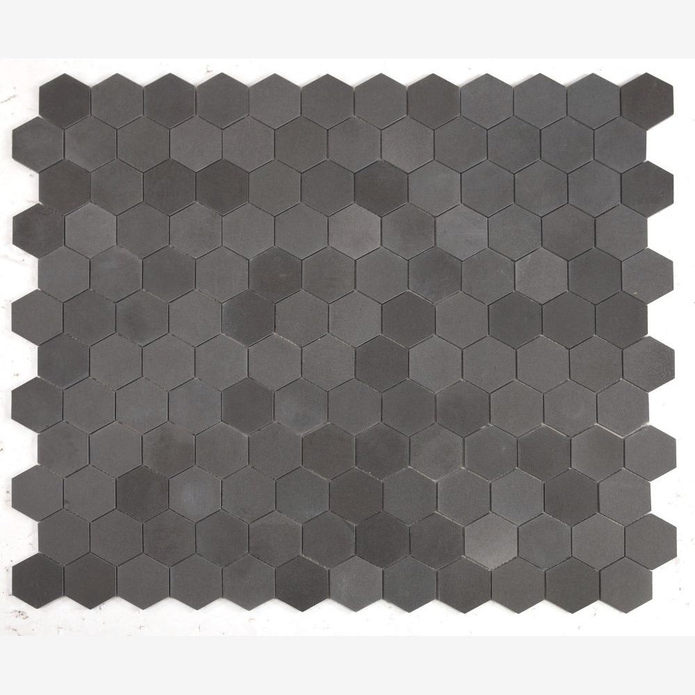 Hexalux Basalt 3x3 10.25x11.75 Honed Mosaic Tile
