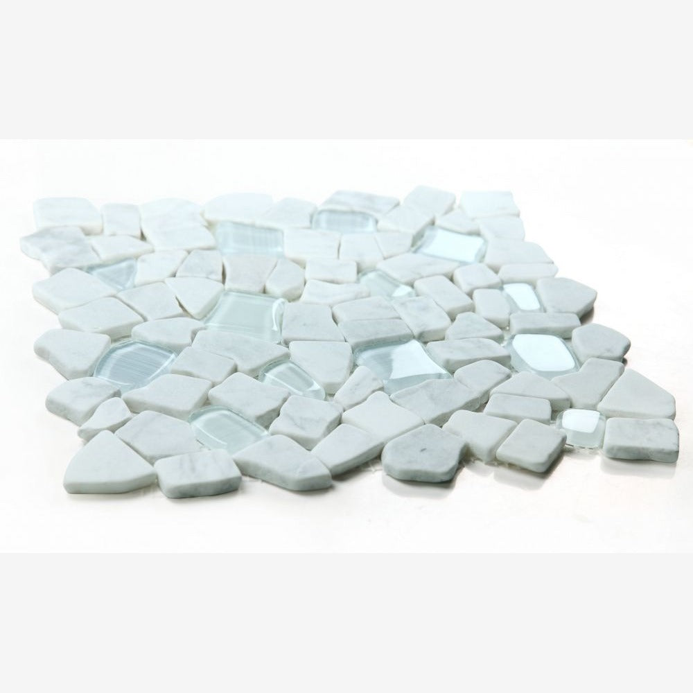 Brimstone Carrara 12x12 Mosaic Tile