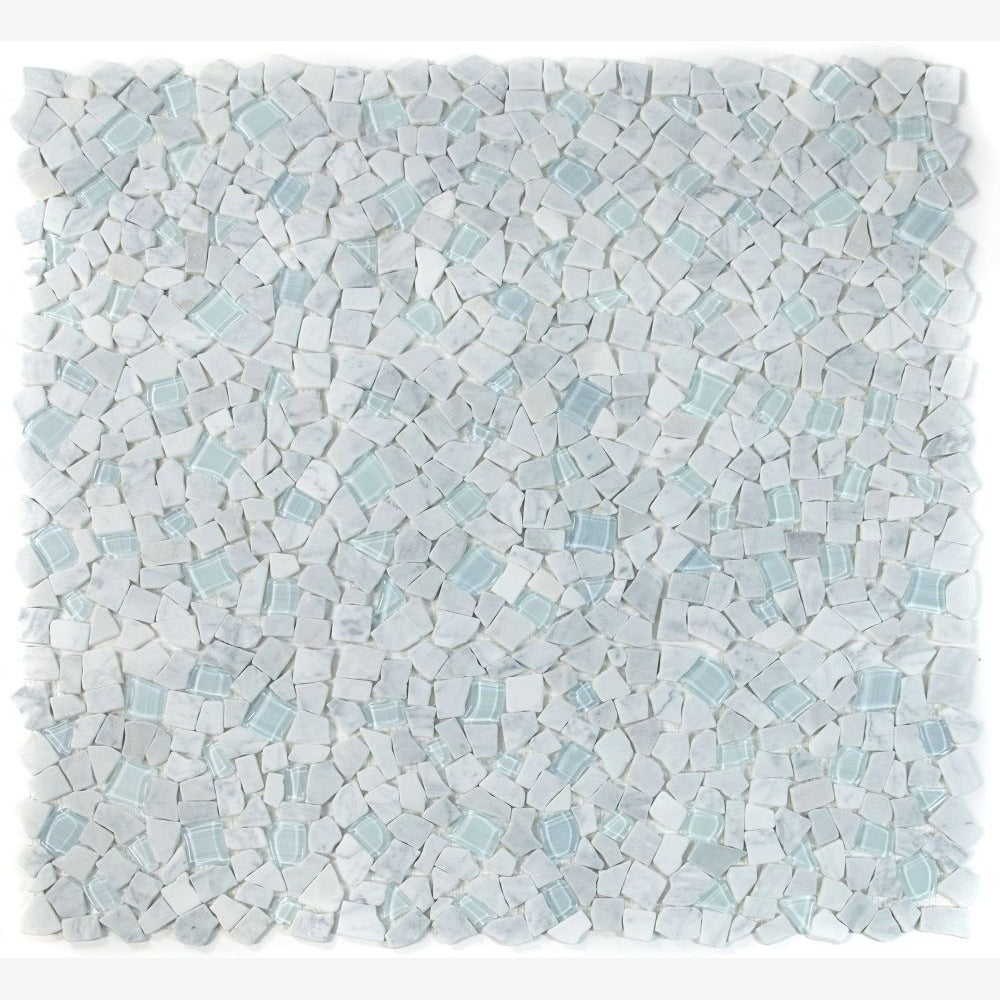 Brimstone Carrara 12x12 Mosaic Tile