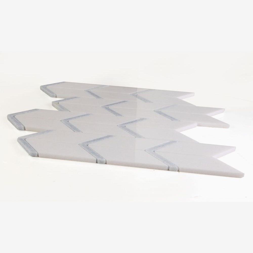 Vectra Ocean 12x12.75 Marble Mosaic Tile