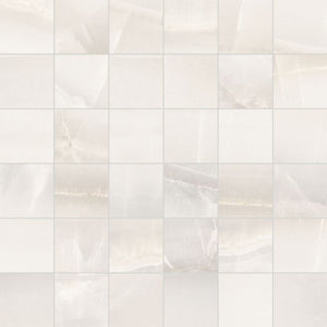 Akoya White Matte Mosaic 12x12 Porcelain Tile