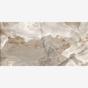 Reves Noisette Glossy 12x24 Porcelain Tile