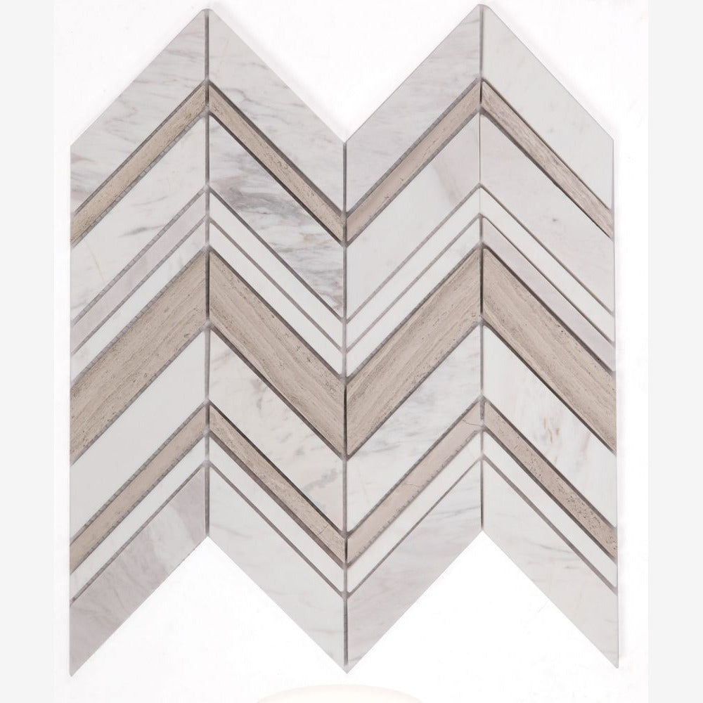 Vector Ravenna Loft 11.75x12.25 Marble Mosaic Tile