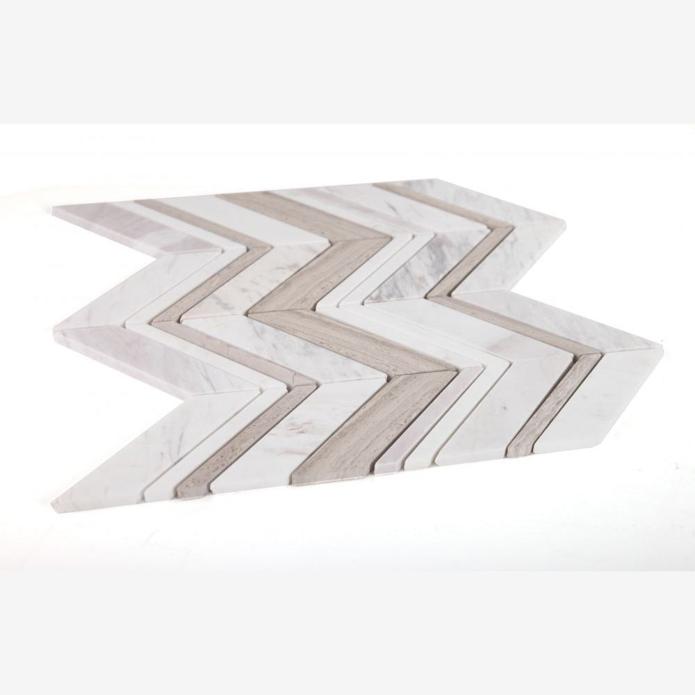 Vector Ravenna Loft 11.75x12.25 Marble Mosaic Tile