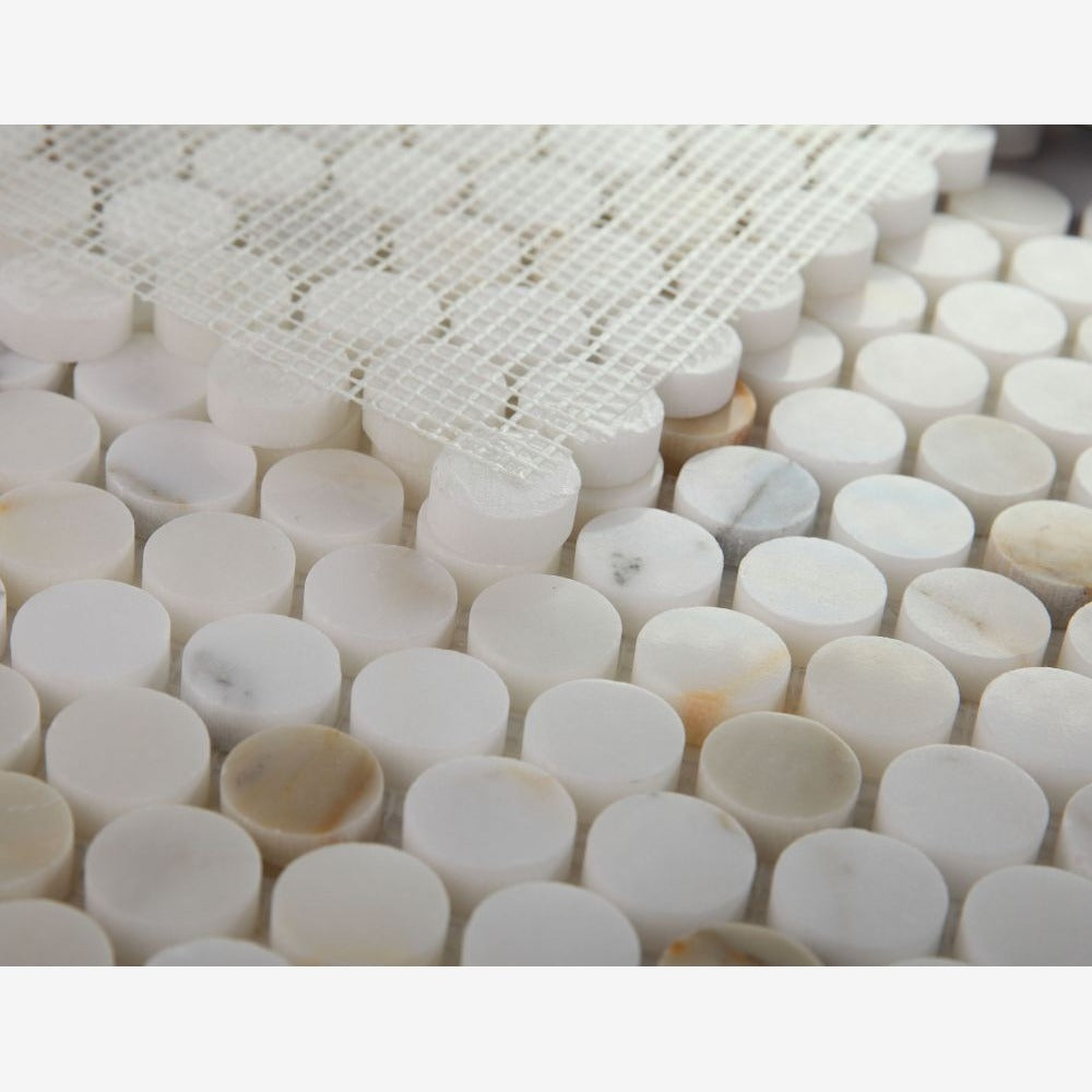 Orbix Marble Calacatta Polished 11x11.75 Mosaic Tile