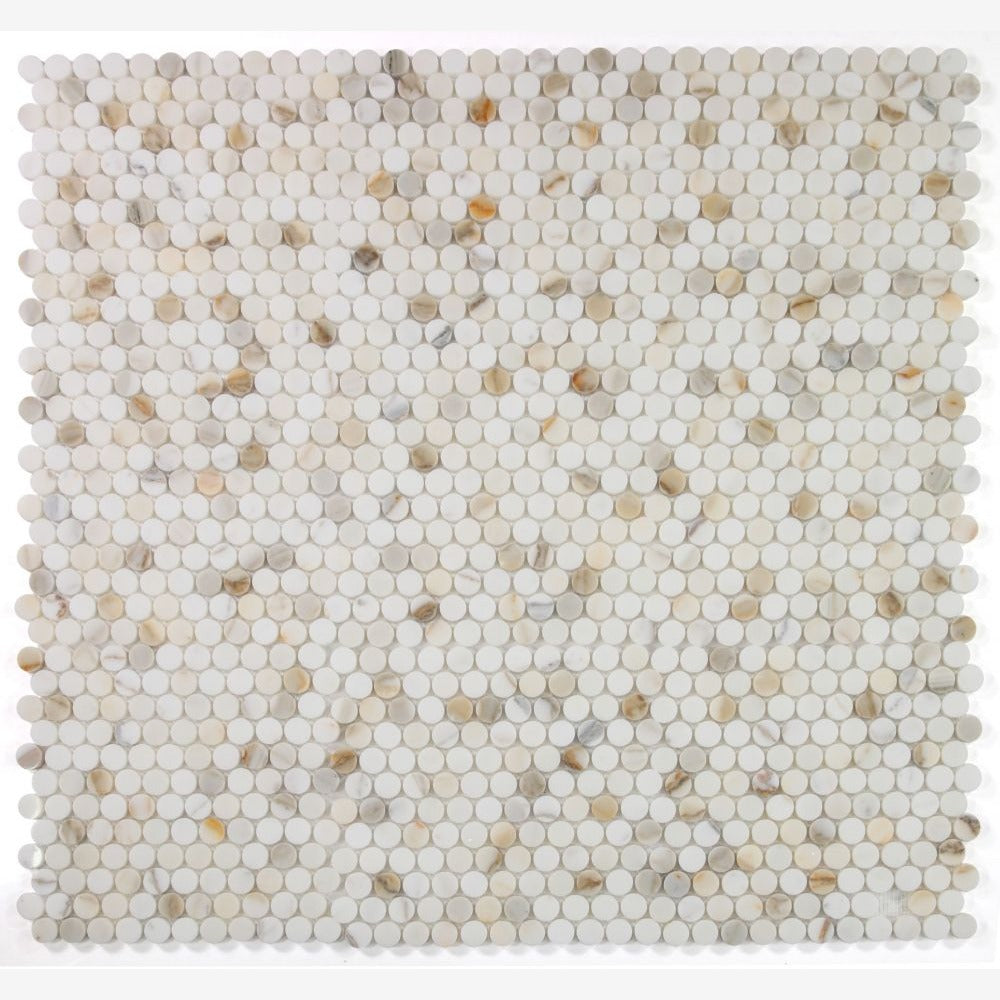 Orbix Marble Calacatta Polished 11x11.75 Mosaic Tile