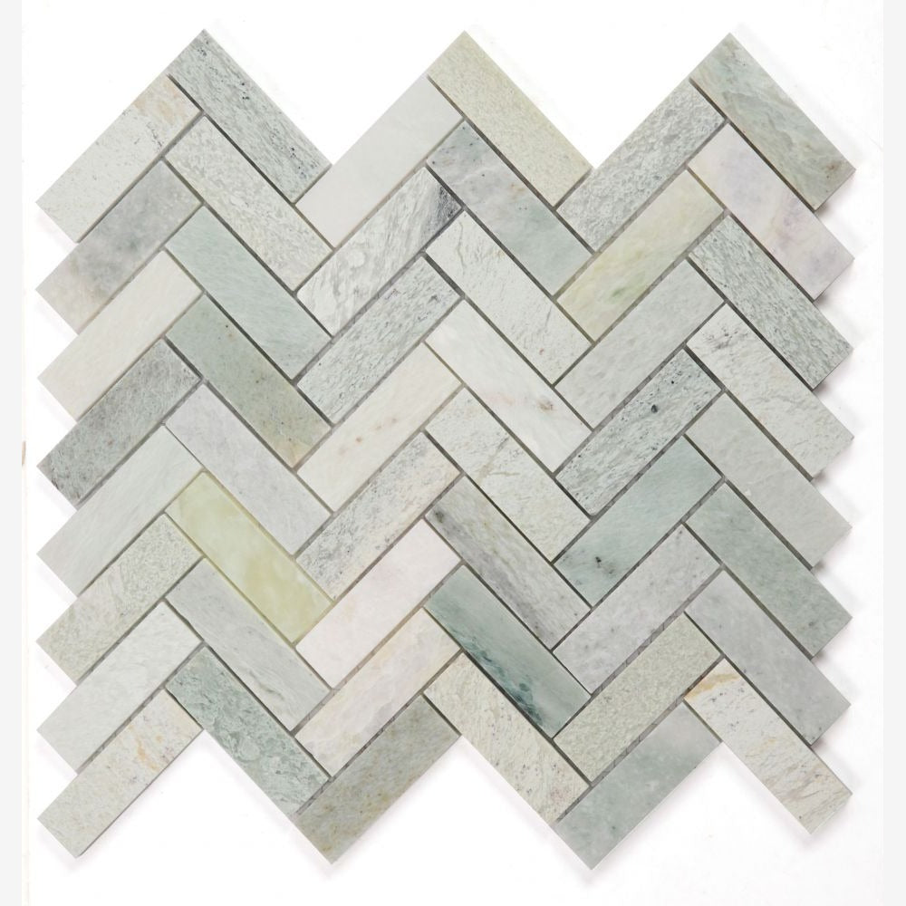 Tesserae Green 11x12.5 Mosaic Tile