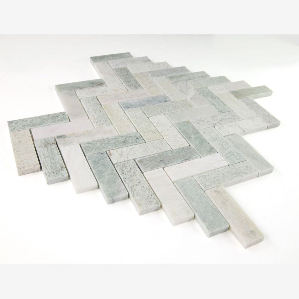 Tesserae Green 11x12.5 Mosaic Tile