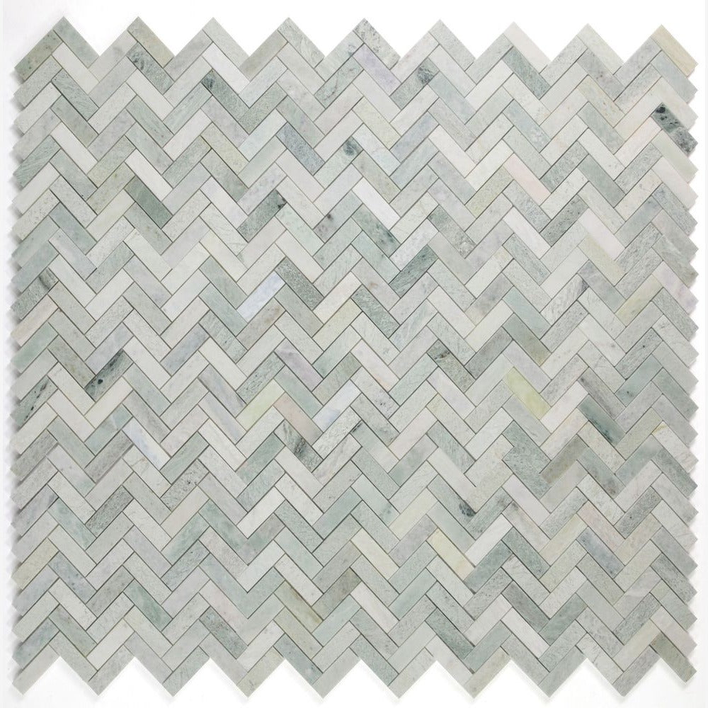 Tesserae Green 11x12.5 Mosaic Tile