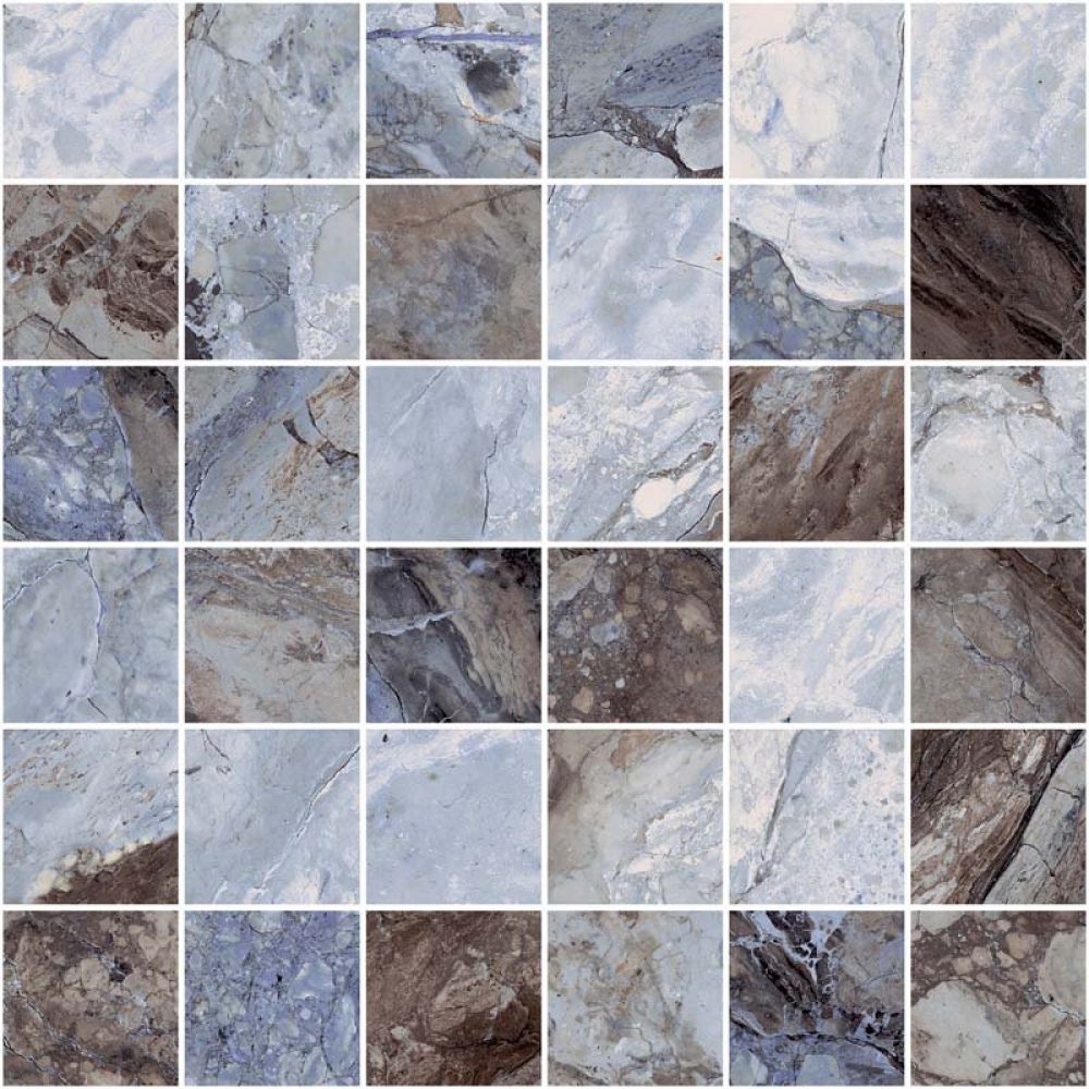 Ebonite Ocean 12x12 Matte Mosaic Porcelain Tile