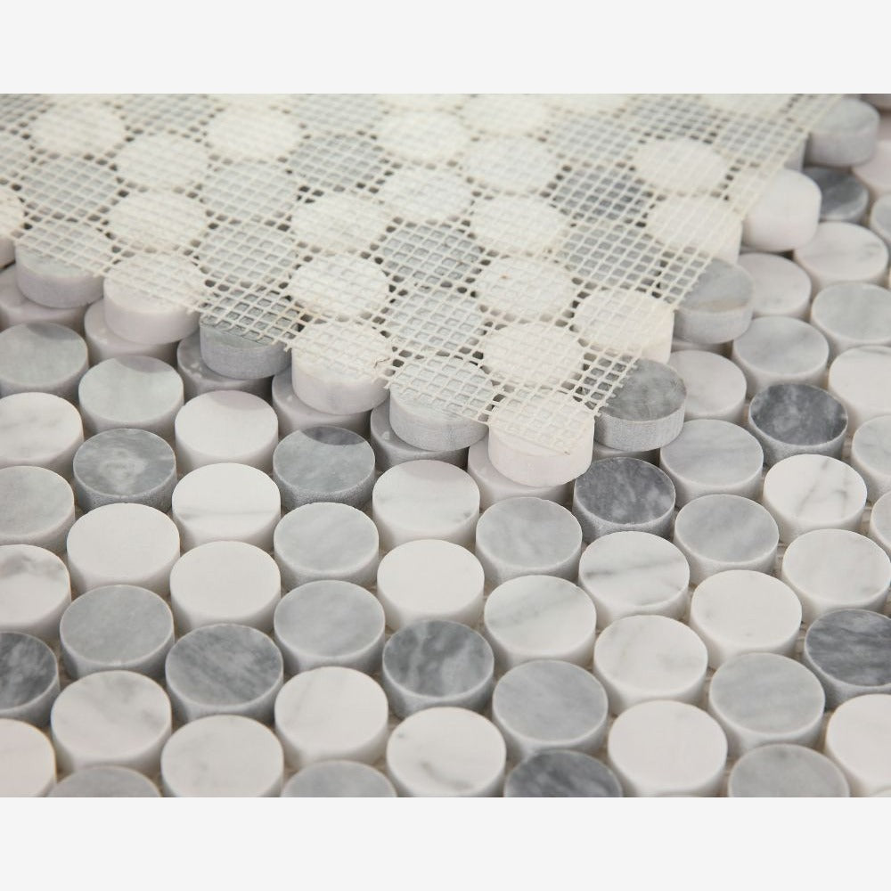 Orbix Marble Dusk Polished 11x11.75 Mosaic Tile
