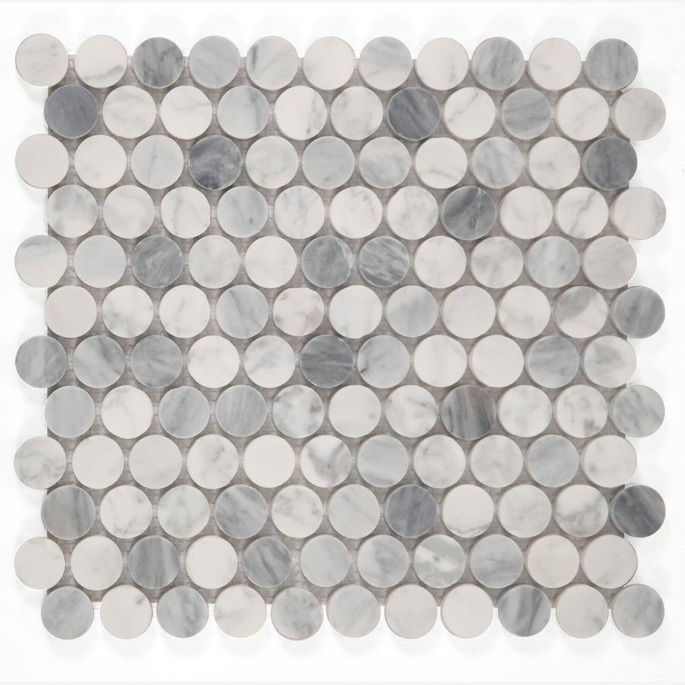 Orbix Marble Dusk Honed 11x11.75 Mosaic Tile