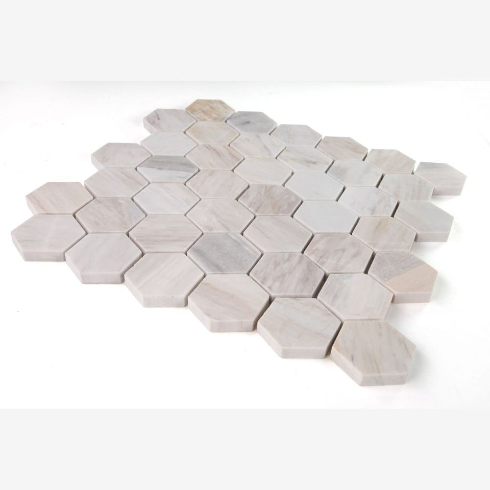 Hexalux Eura (Eurasian) 11.75x12 Polished Mosaic Tile