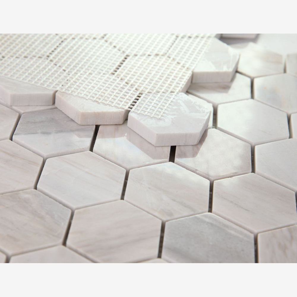 Hexalux Eura (Eurasian) 11.75x12 Polished Mosaic Tile