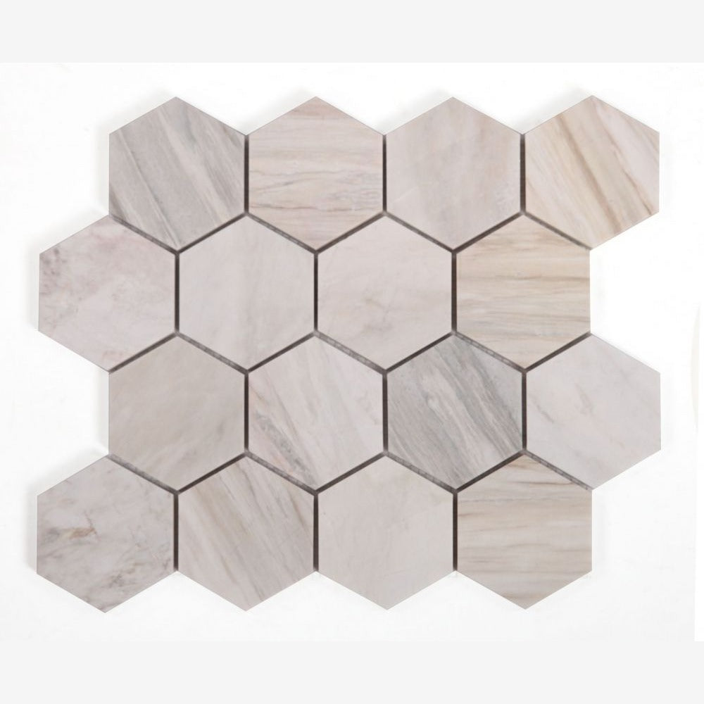 Hexalux Eura (Eurasian) 10x11.25 Honed Mosaic Tile
