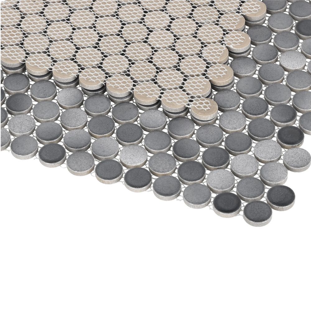 Ono Fancy Grey 11.5x12.25 Porcelain Tile