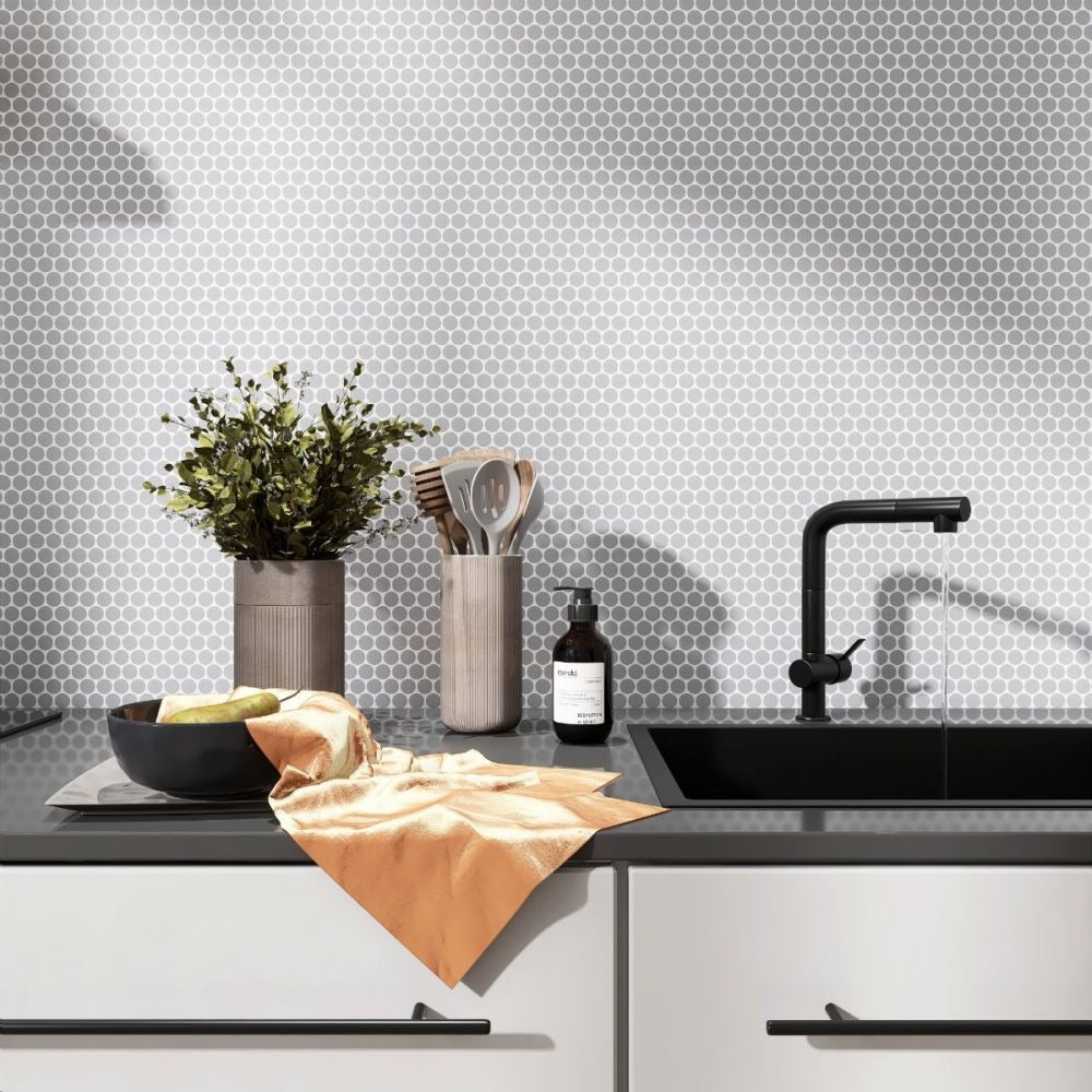 Ono City Grey Matte 11.5x12.25 Porcelain Tile