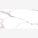 Load image into Gallery viewer, Calacatta Fantasy Pink Polished 24x48 Porcelain Tile
