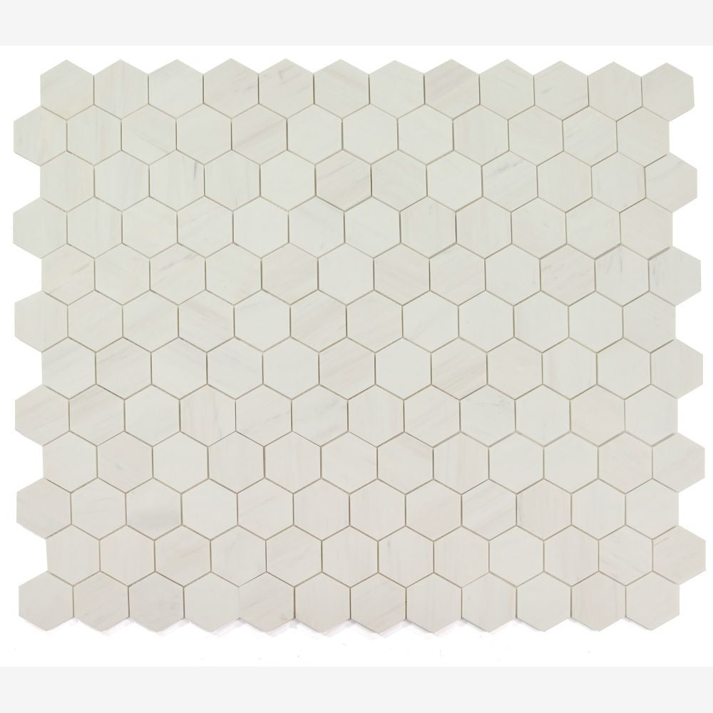 Hexalux Dolomite 10.25x11.75 Honed Mosaic Tile