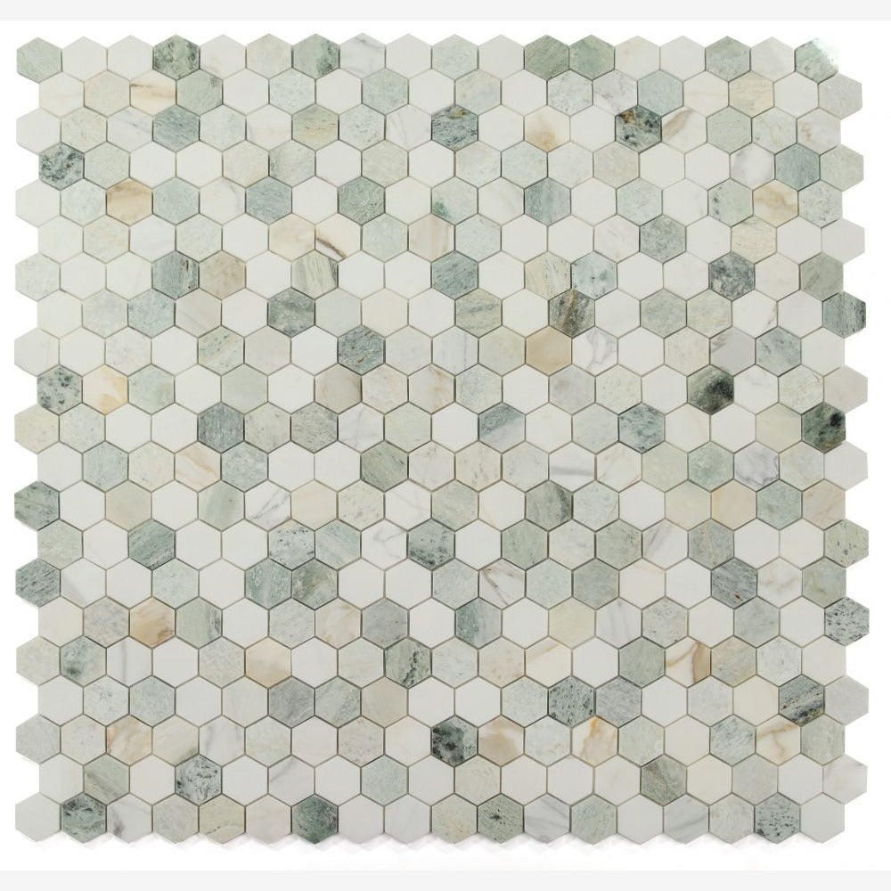 Hexalux Spring 2x2 11.75x12 Mosaic Tile