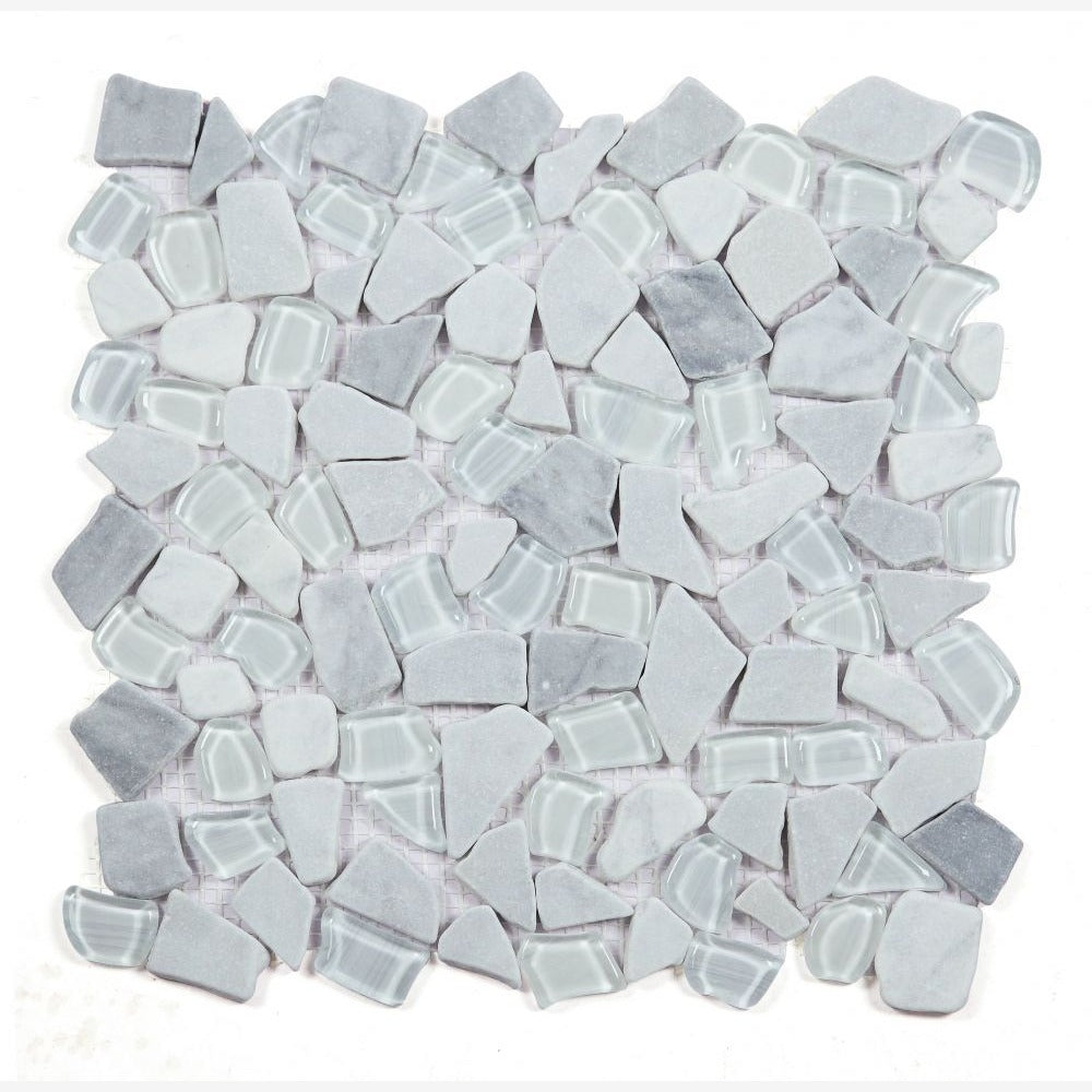 Brimstone Gray 12x12 Mosaic Tile