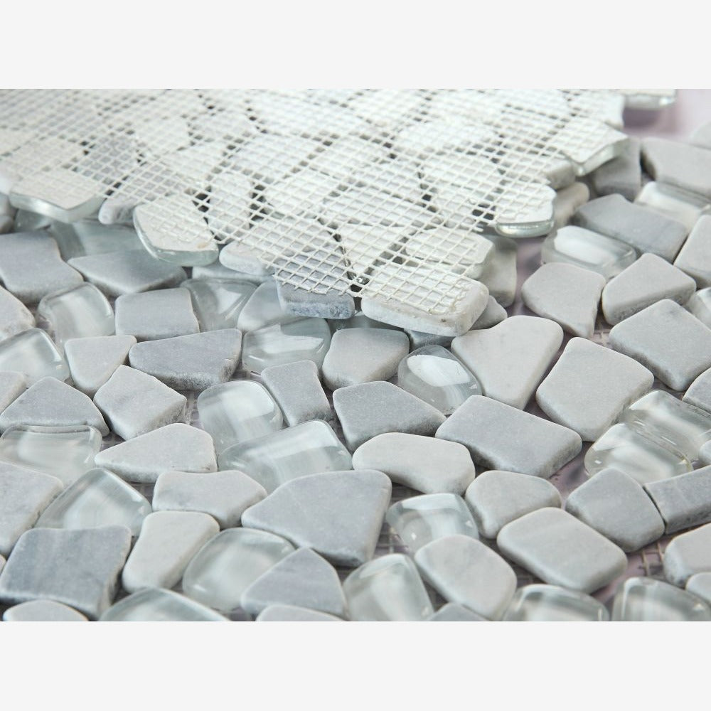 Brimstone Gray 12x12 Mosaic Tile