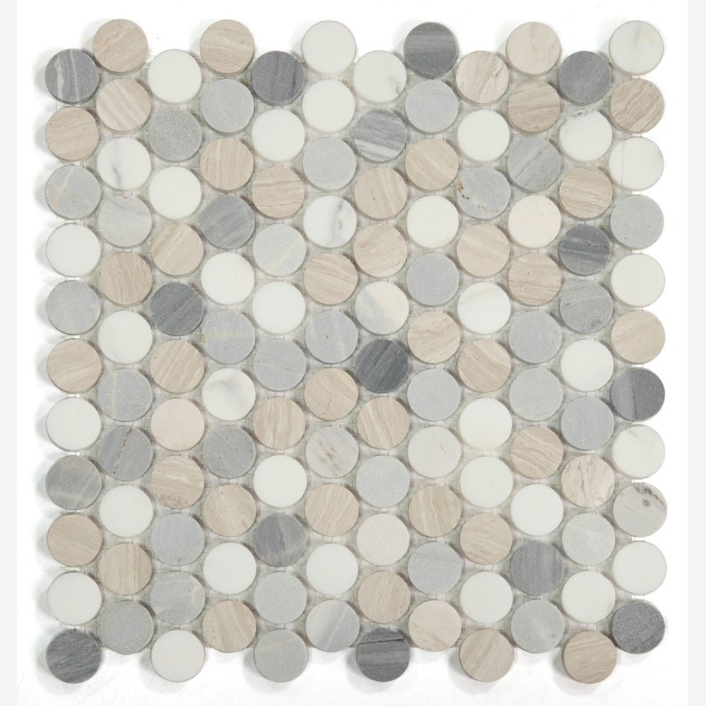 Orbix Marble Blue 11x11.5 Mosaic Tile