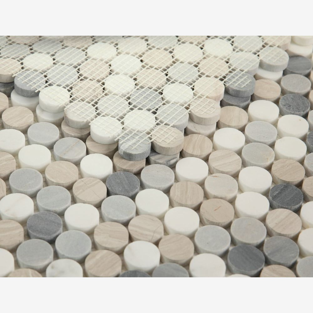 Orbix Marble Blue 11x11.5 Mosaic Tile