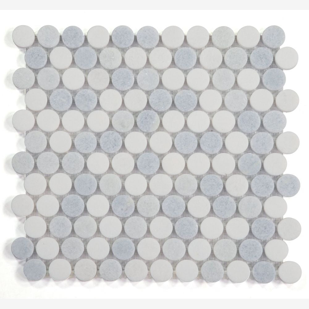 Orbix Marble Crystal Ocean 11x11.5 Mosaic Tile