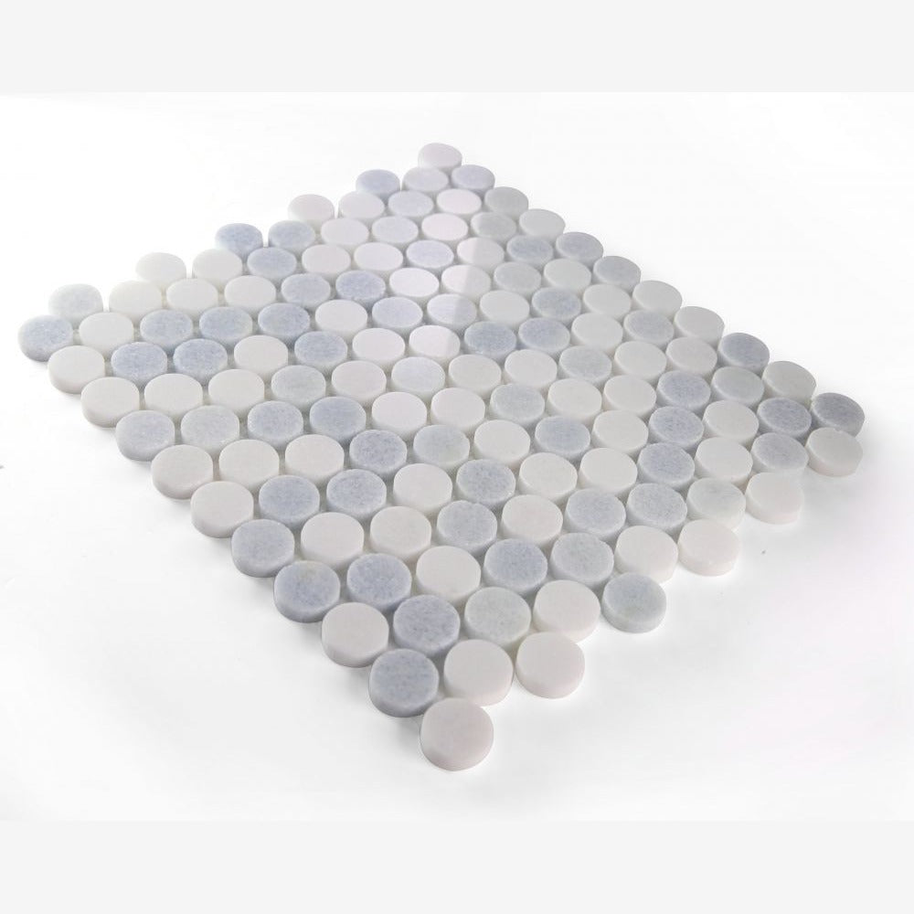 Orbix Marble Crystal Ocean 11x11.5 Mosaic Tile
