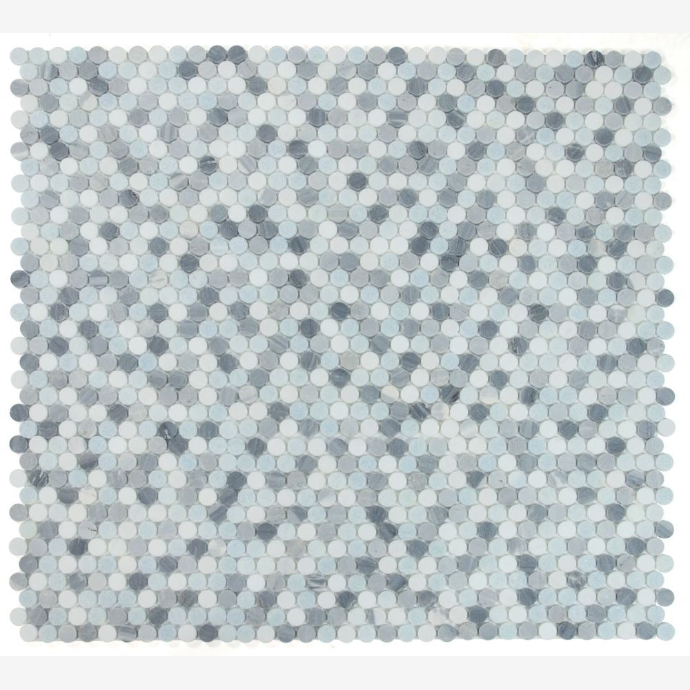 Orbix Marble Deep Ocean 11x11.75 Mosaic Tile
