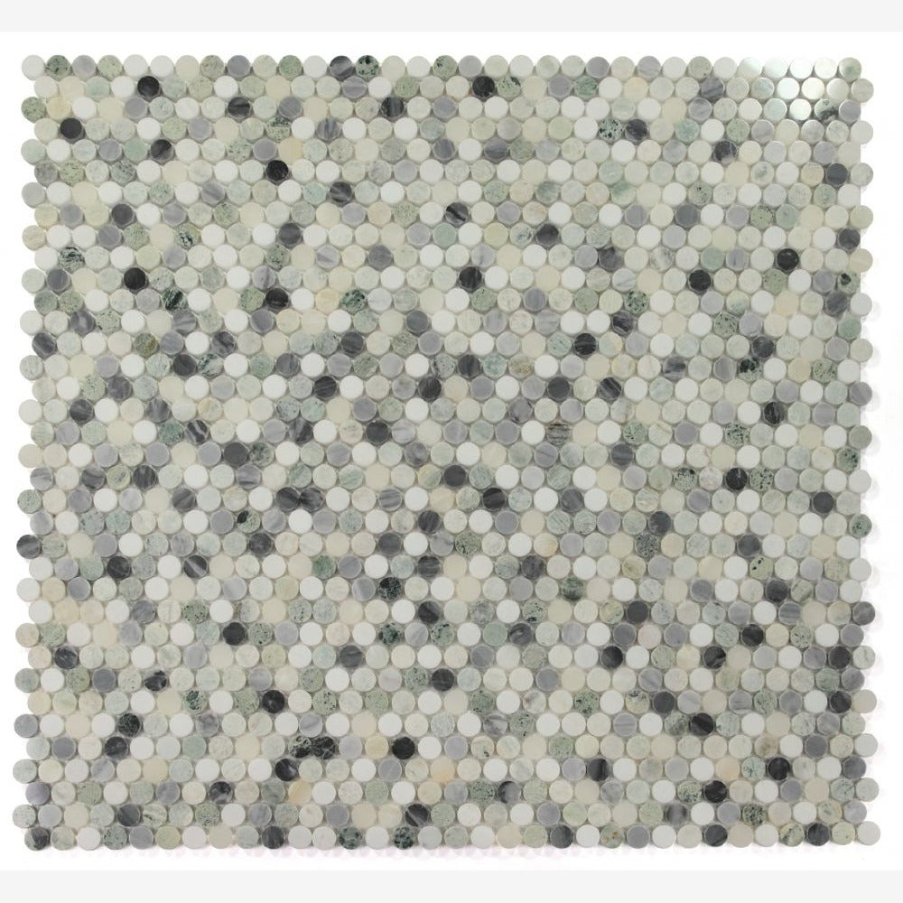 Orbix Marble Grassland 11x11.75 Mosaic Tile