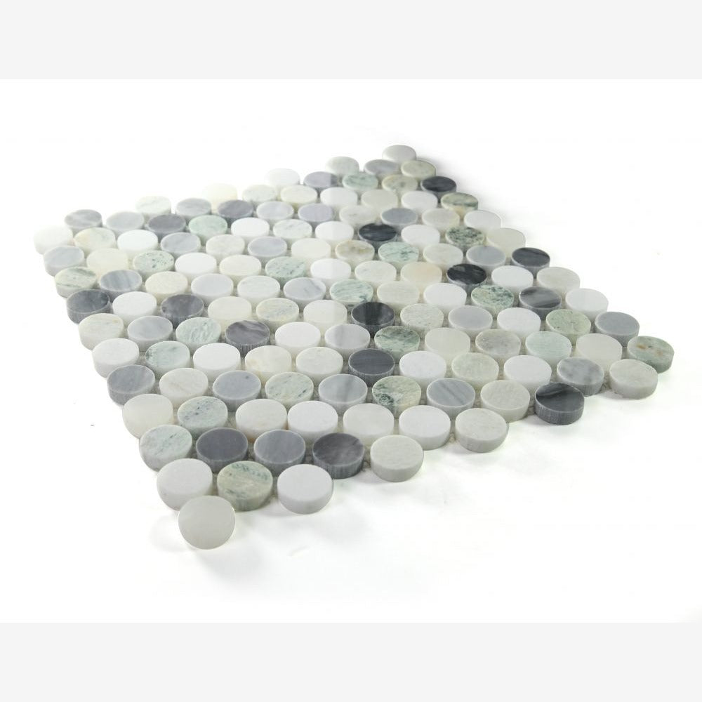 Orbix Marble Grassland 11x11.75 Mosaic Tile