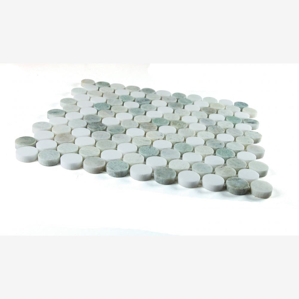 Orbix Marble Green 11x11.75 Mosaic Tile