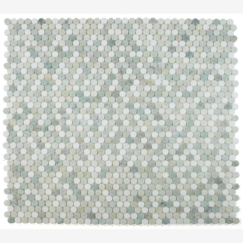 Orbix Marble Green 11x11.75 Mosaic Tile