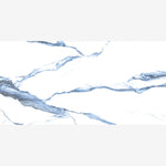 Load image into Gallery viewer, Calacatta Blue Polished 24x48 Porcelain Tile
