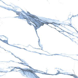 Calacatta Blue Polished 48x48 Porcelain Tile