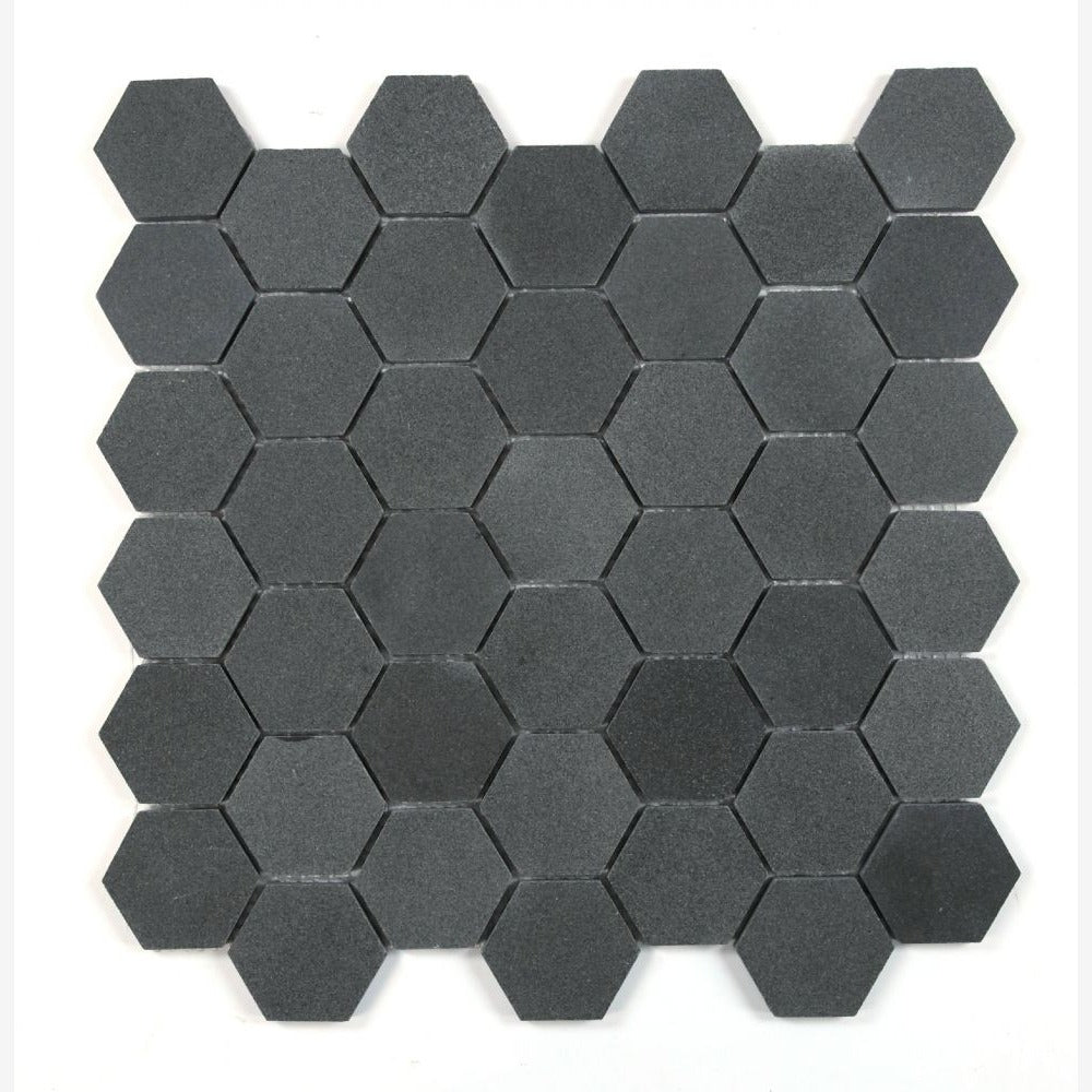 Hexalux Basalt 11.75x12 Mosaic Tile